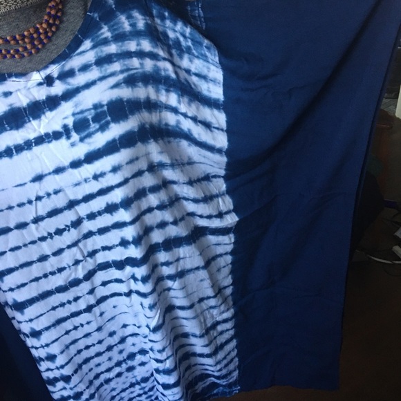 Rayon caftan one size by Suzie Blue NWOT - Picture 3 of 4